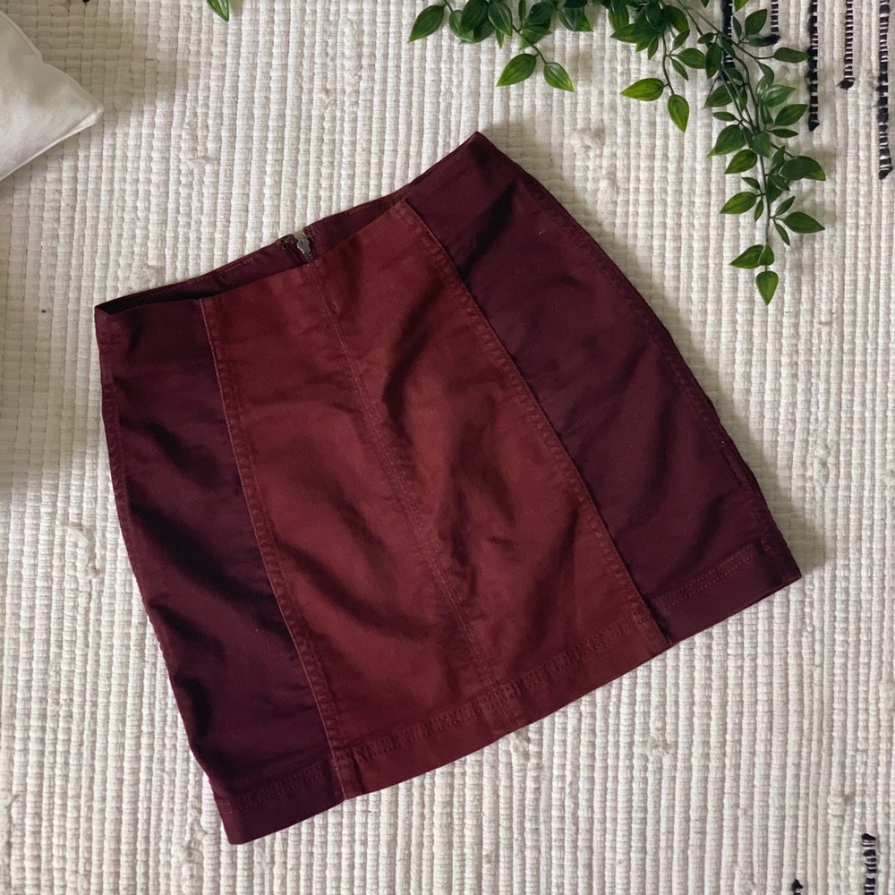 Free People RED Mini Skirt